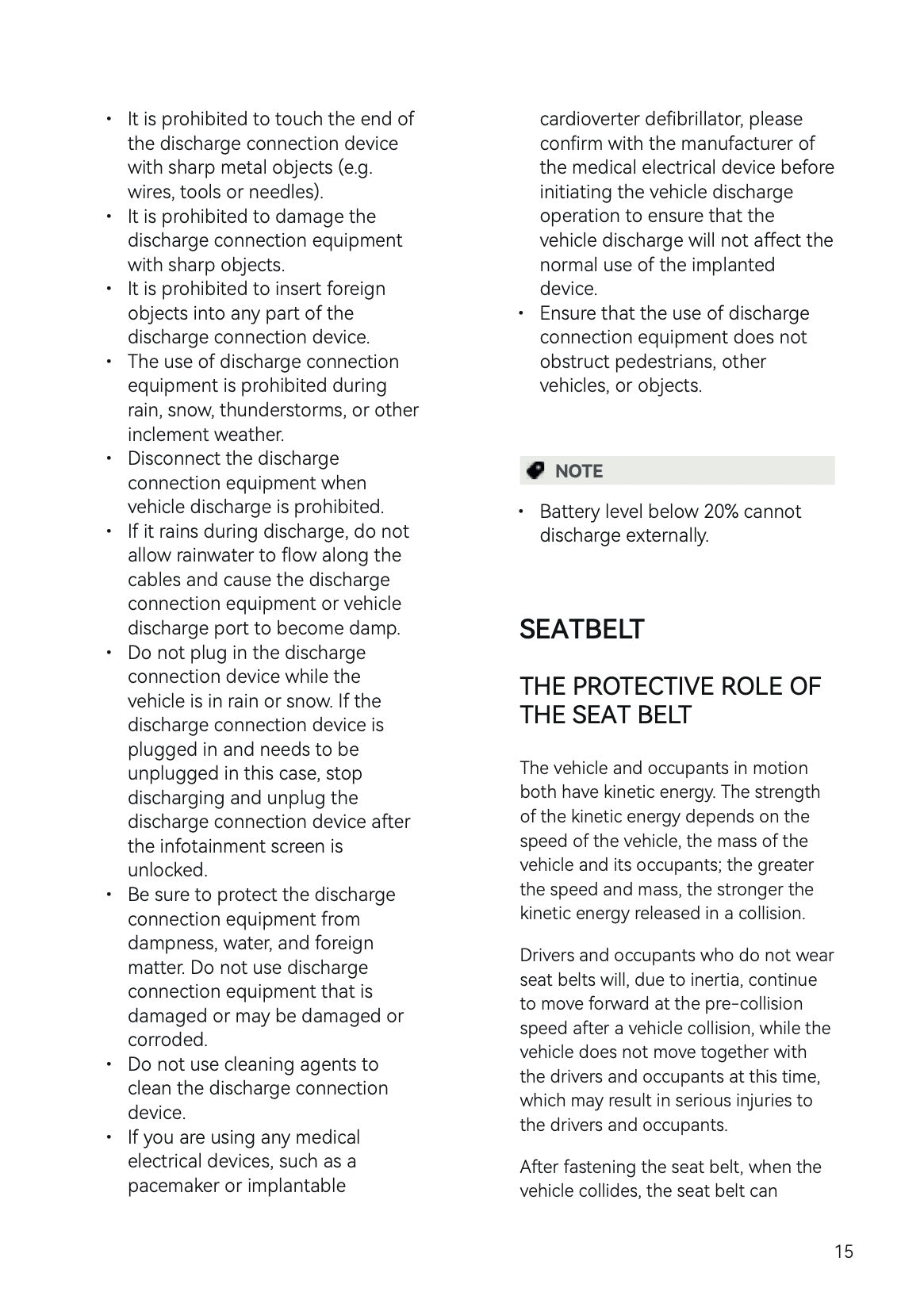 2025-2026 Leapmotor B10 Owner's Manual | English