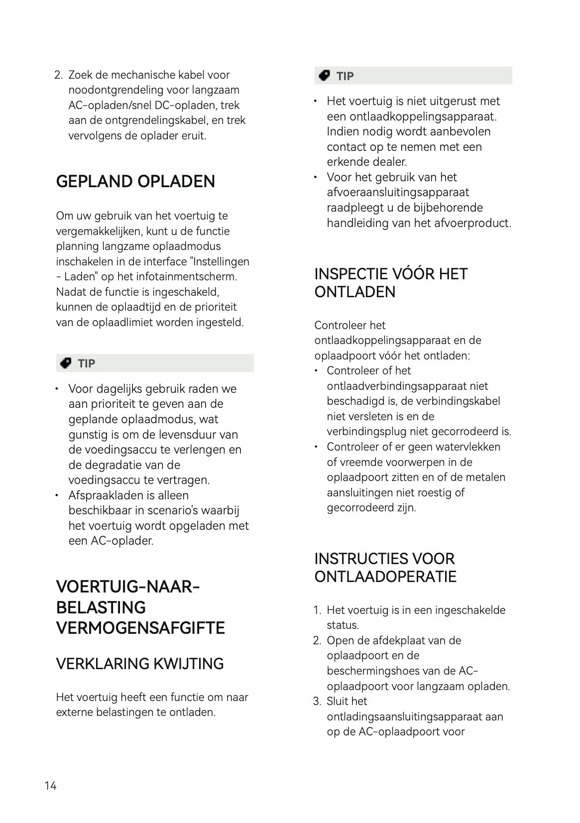 2025-2026 Leapmotor B10 Owner's Manual | Dutch