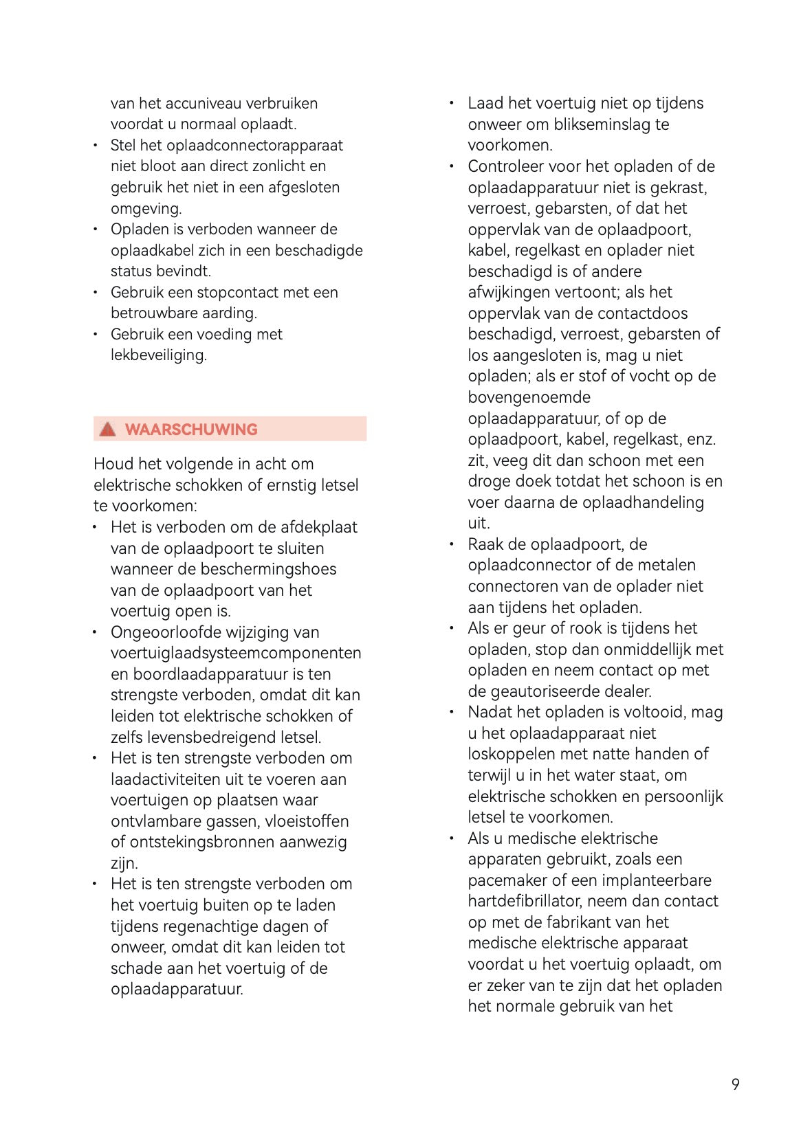2025-2026 Leapmotor B10 Owner's Manual | Dutch
