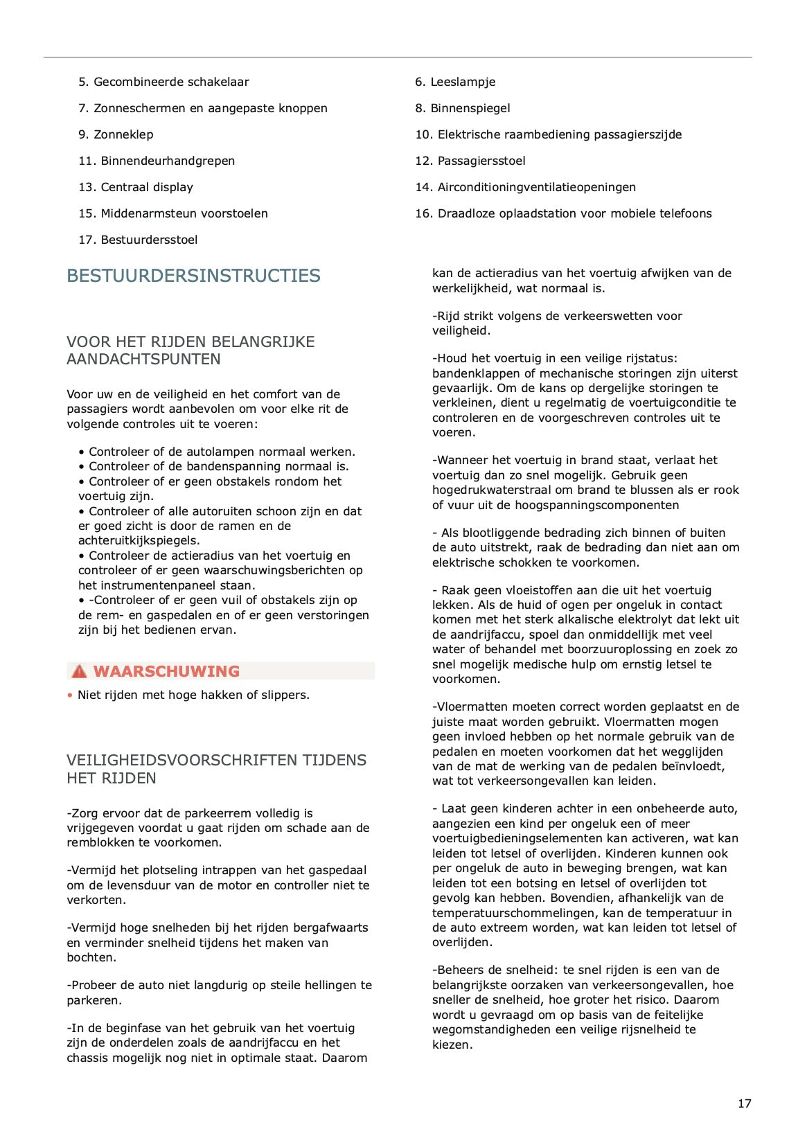 2025 Leapmotor C10 Owner's Manual | Dutch