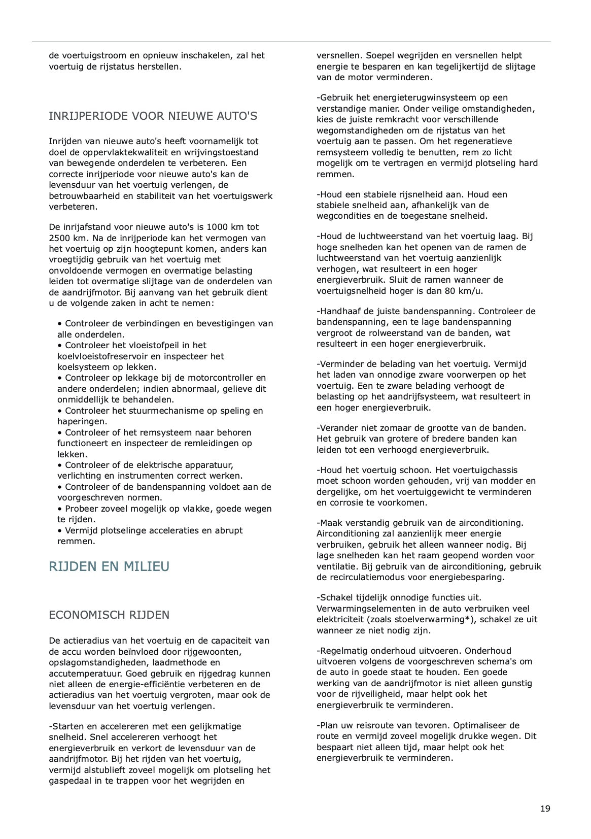 2025 Leapmotor C10 Owner's Manual | Dutch