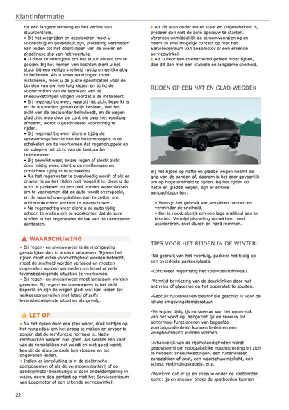 2025 Leapmotor C10 Owner's Manual | Dutch