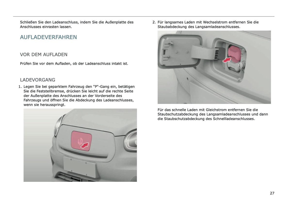 2025 Leapmotor T03 Owner's Manual | German