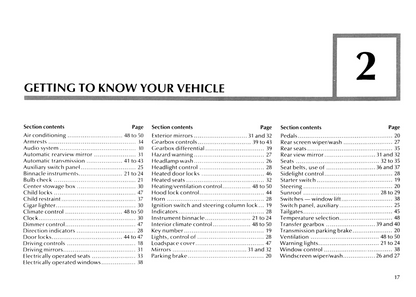 1993 Land Rover Range Rover Owner's Manual | English