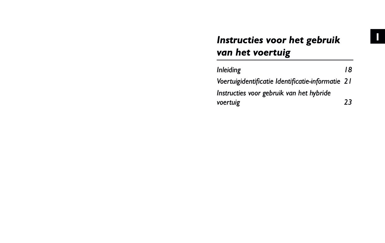2023-2025 MG MG3 Hybrid+ Owner's Manual | Dutch