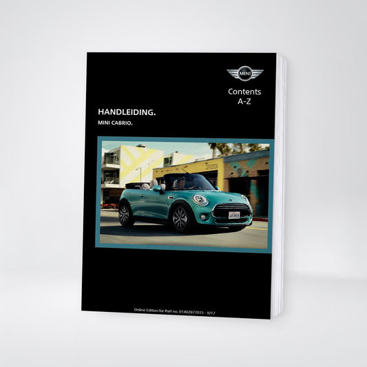 2017 Mini Cabrio Owner's Manual | Dutch