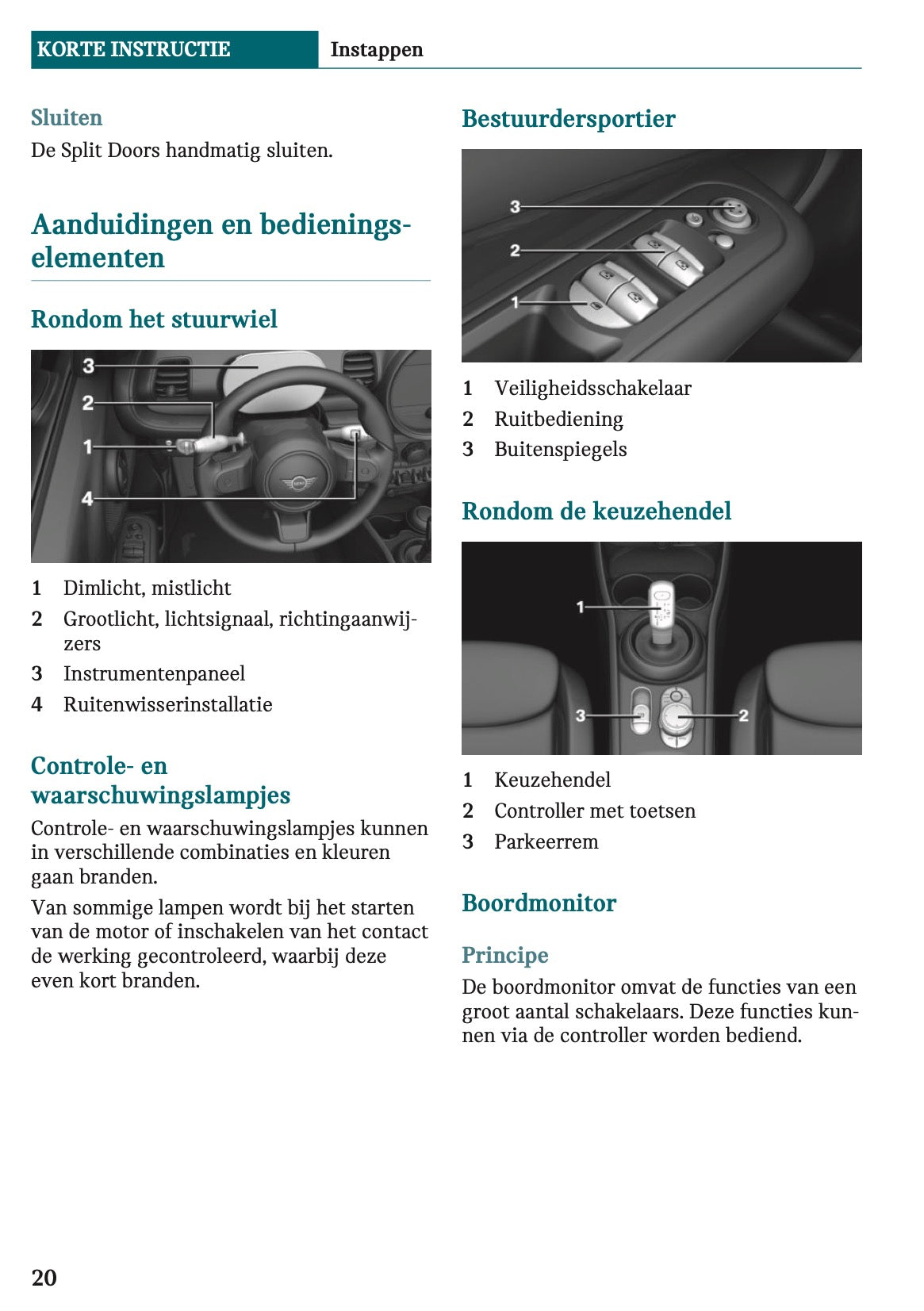 2021-2022 Mini Clubman Owner's Manual | Dutch