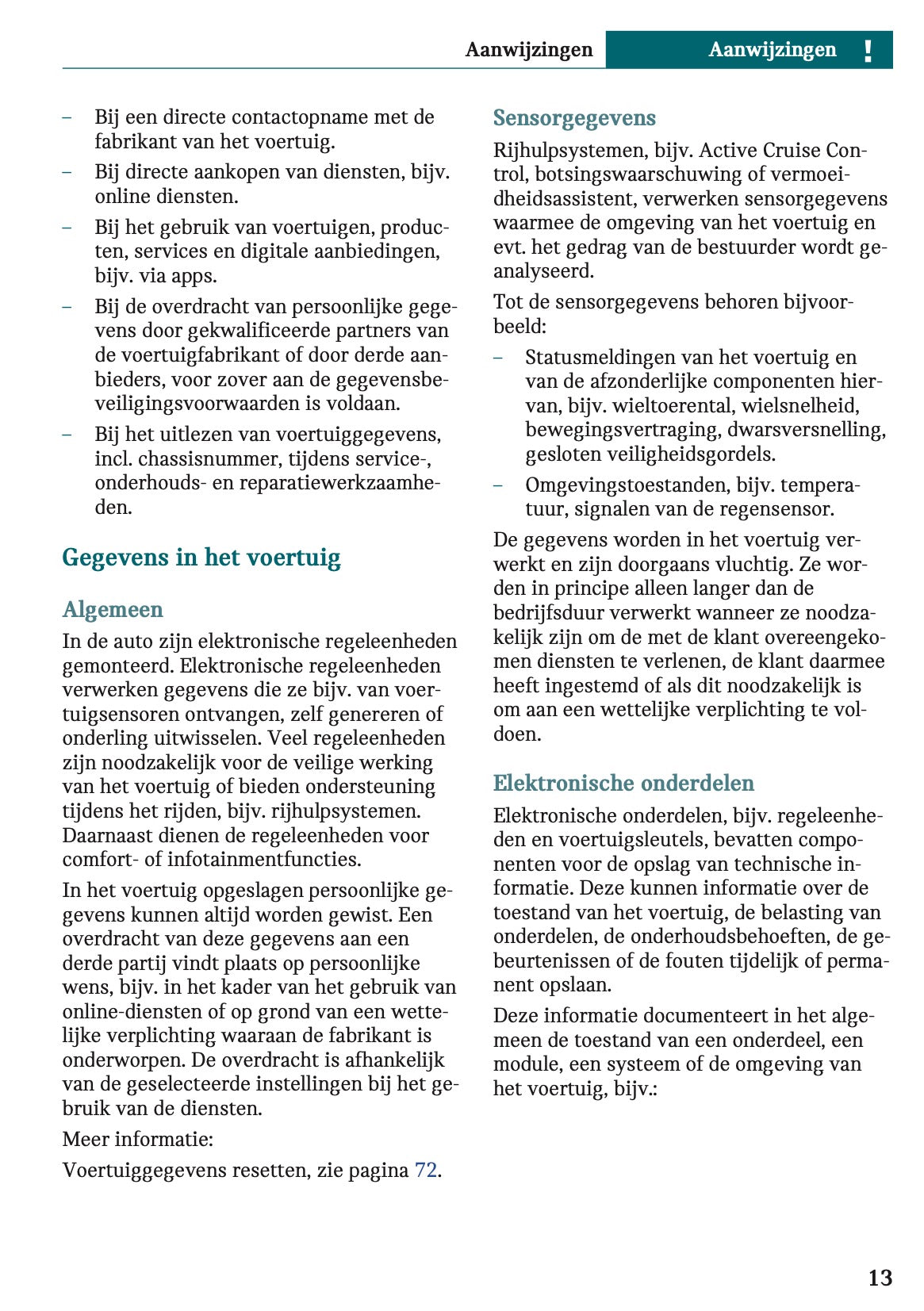 2025-2026 Mini Cooper Owner's Manual | Dutch