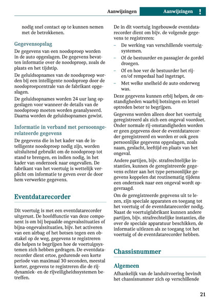 2025-2026 Mini Cooper Owner's Manual | Dutch