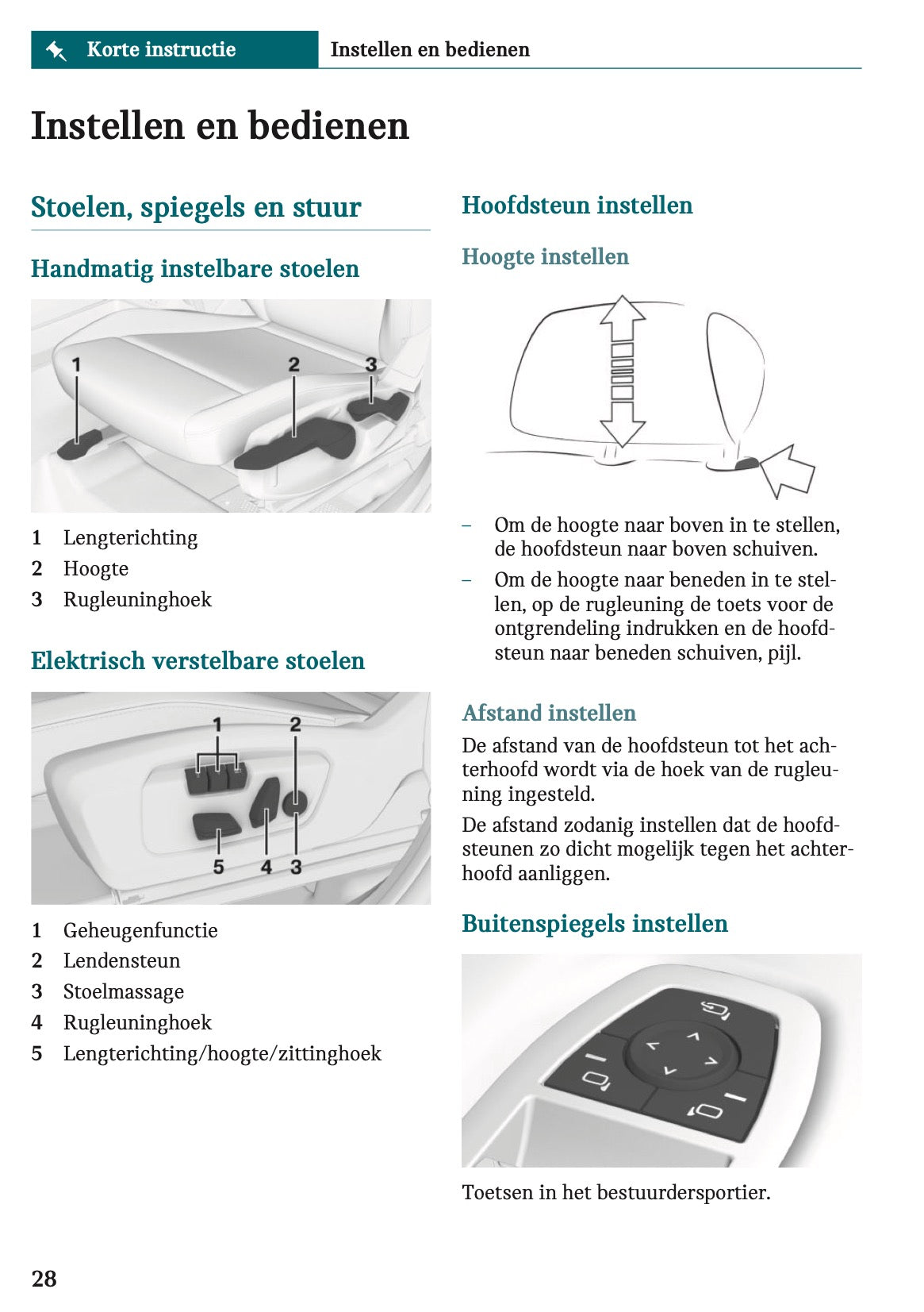 2025-2026 Mini Cooper Owner's Manual | Dutch