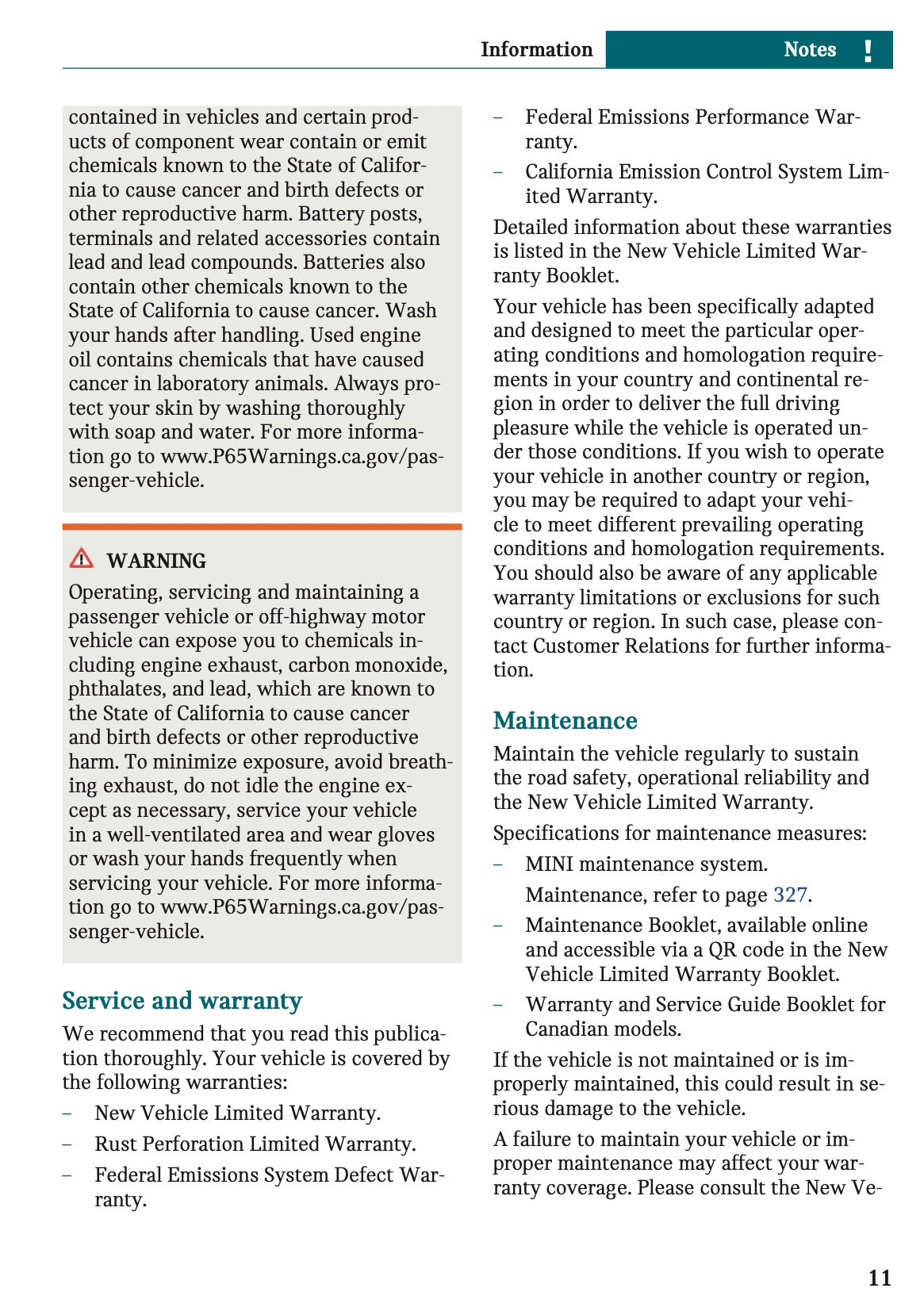 2026 Mini Cooper Convertible Owner's Manual | English US