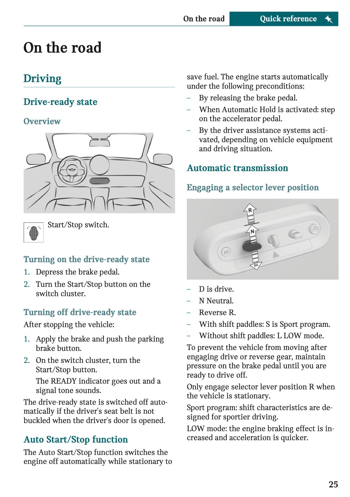 2026 Mini Cooper Convertible Owner's Manual | English US