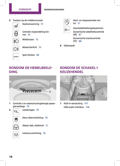 2015 Mini Countryman/Paceman Owner's Manual | Dutch