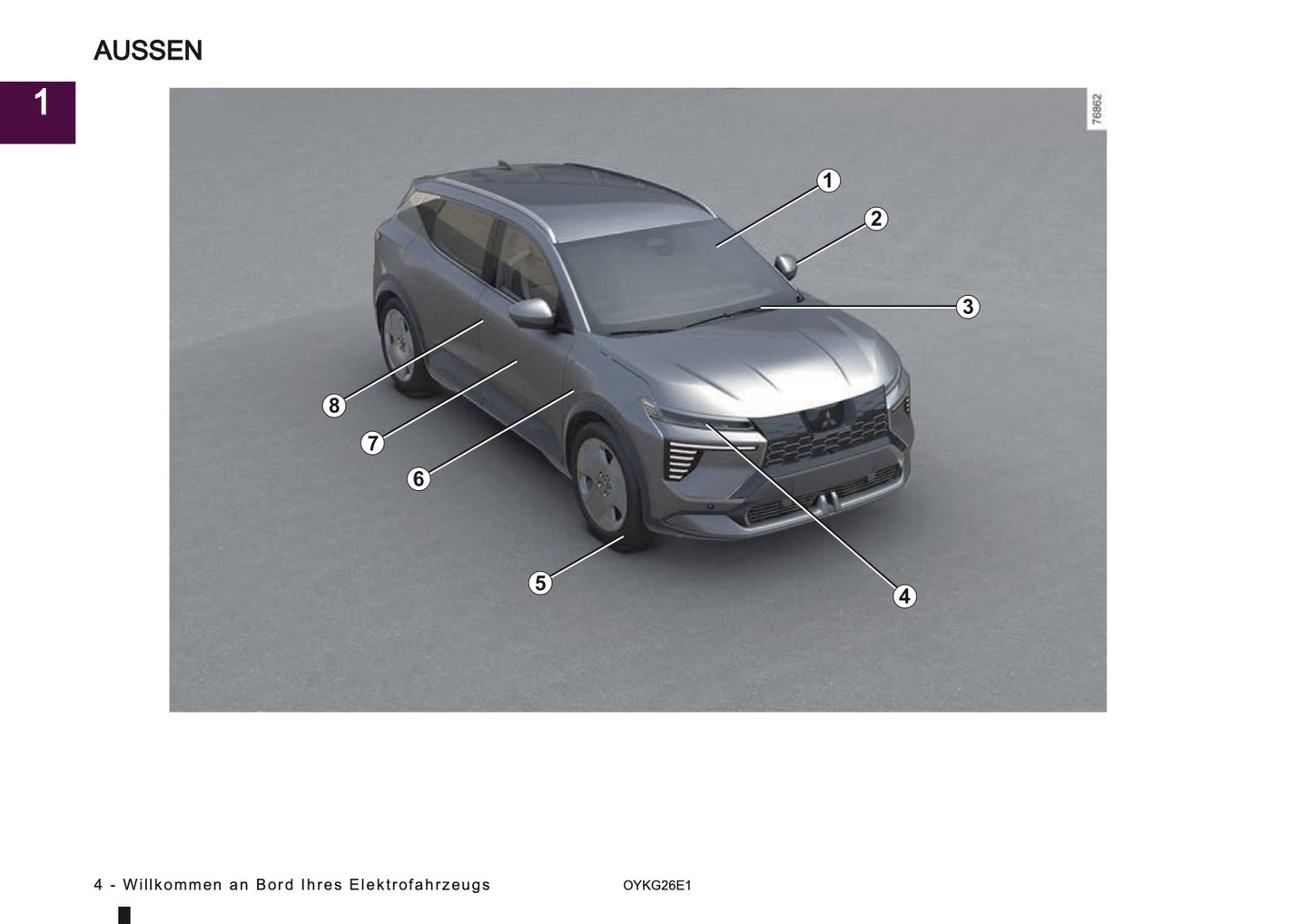 2026 Mitsubishi Eclipse Cross EV Owner's Manual | German