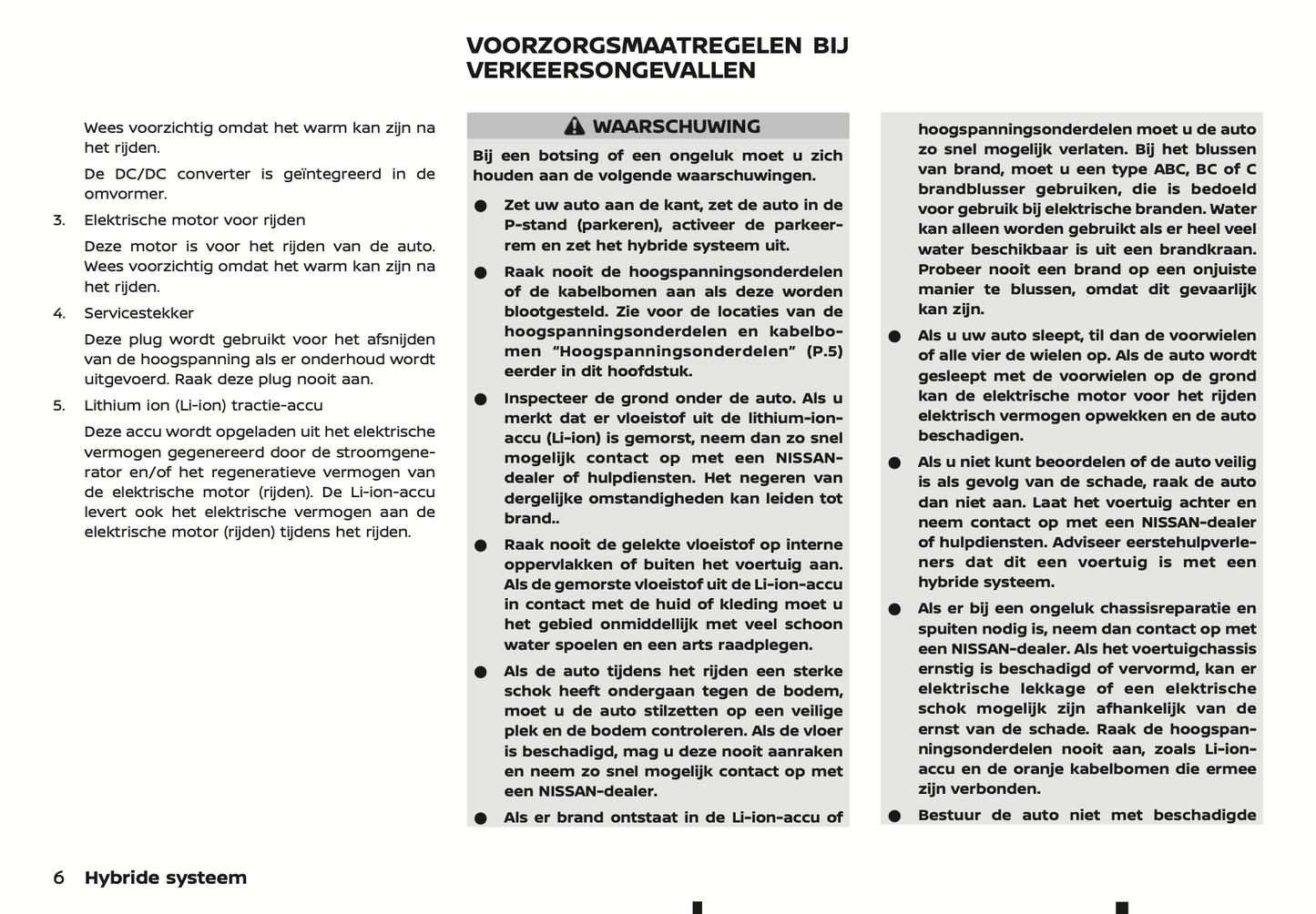 2022 Nissan Juke Hybrid Owner's Manual | Dutch