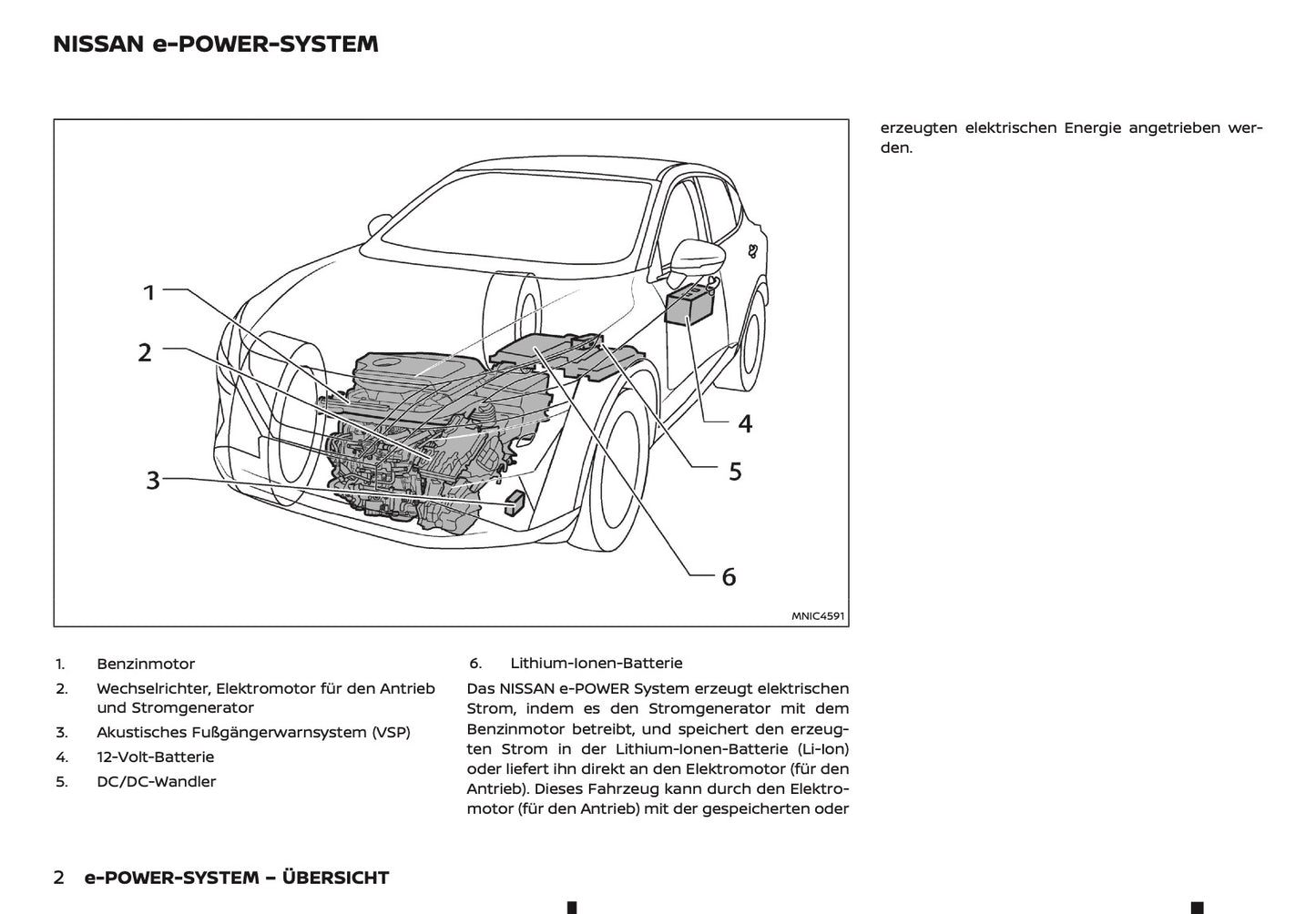 2025-2026 Nissan Qashqai e-Power Owner's Manual | German