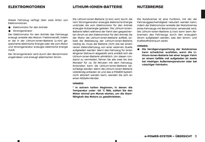2025-2026 Nissan Qashqai e-Power Owner's Manual | German