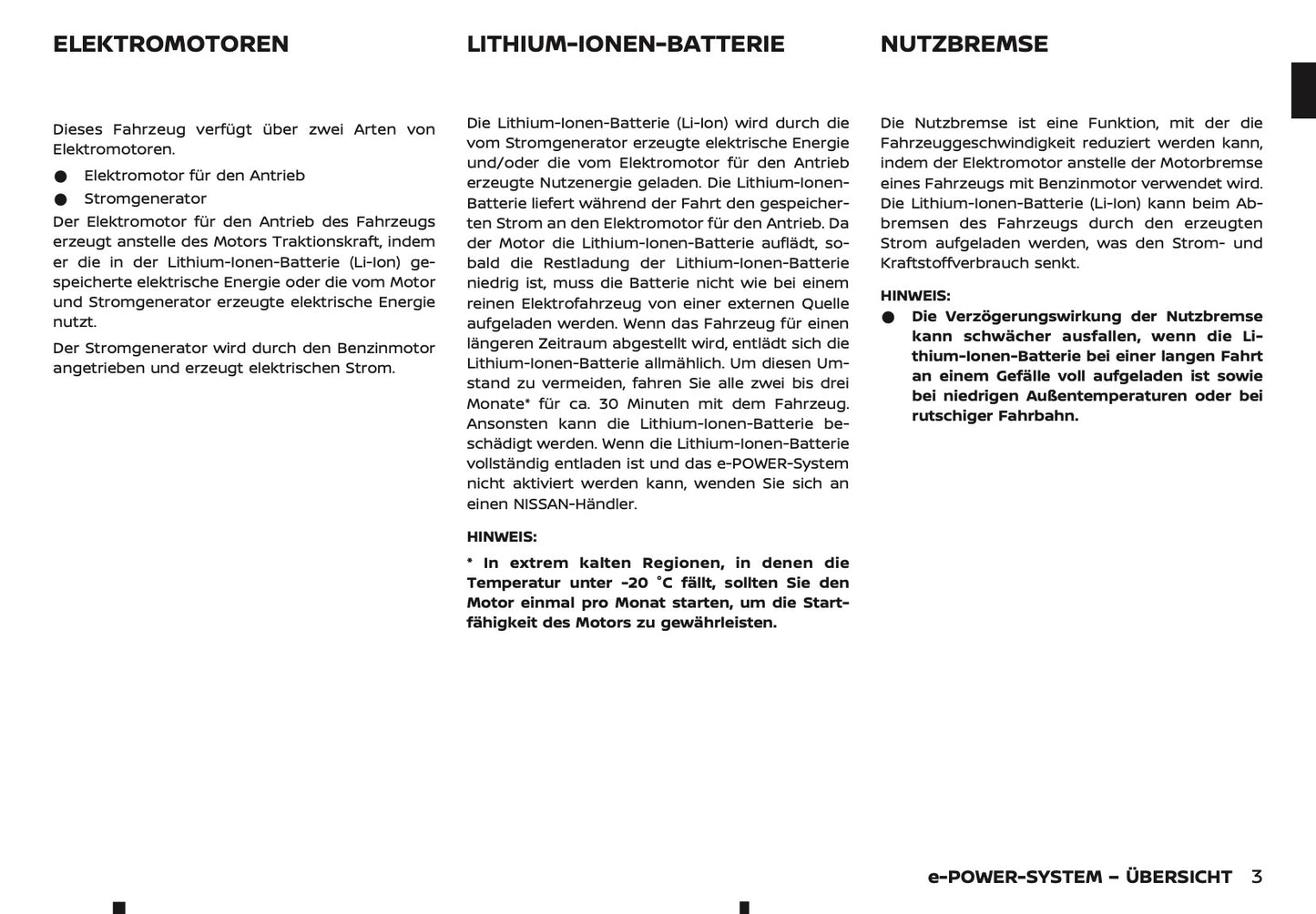 2026 Nissan Qashqai e-Power Owner's Manual | German
