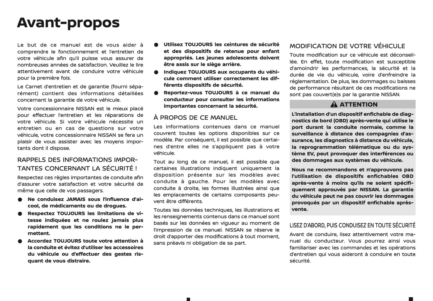 2026 Nissan Qashqai e-Power Owner's Manual | French
