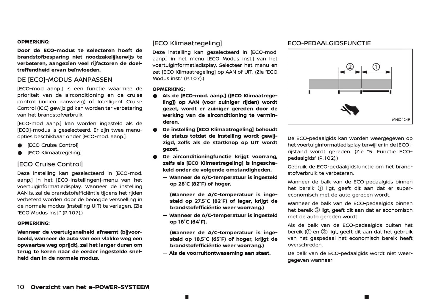 2026 Nissan Qashqai e-Power Owner's Manual | Dutch