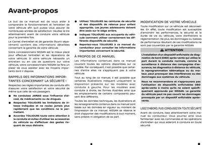 2024-2025 Nissan Qashqai Manuel du propriétaire | Français