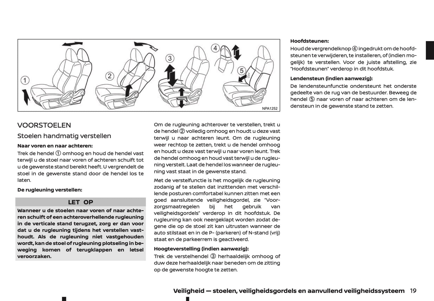 2020-2021 Nissan Qashqai Owner's Manual | Dutch