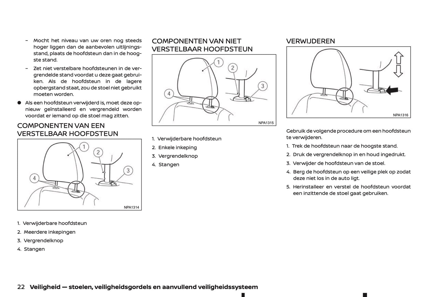 2020-2021 Nissan Qashqai Owner's Manual | Dutch
