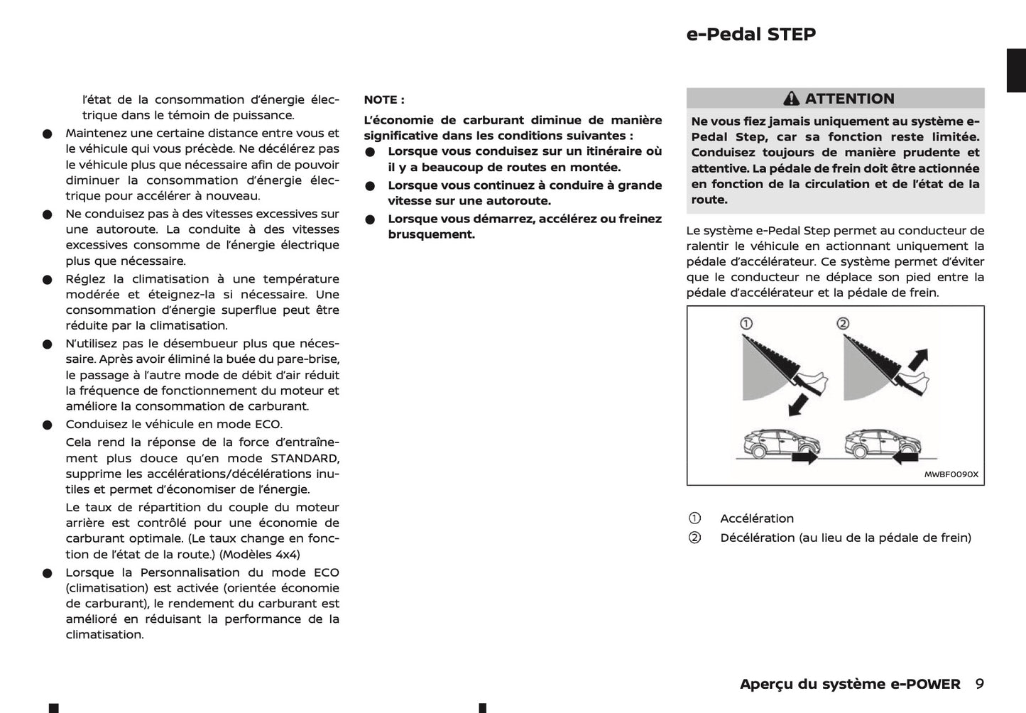 2024-2025 Nissan X-Trail e-Power Owner's Manual | French