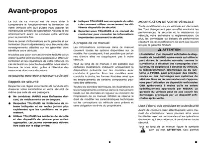 2024-2025 Nissan X-Trail e-Power Owner's Manual | French