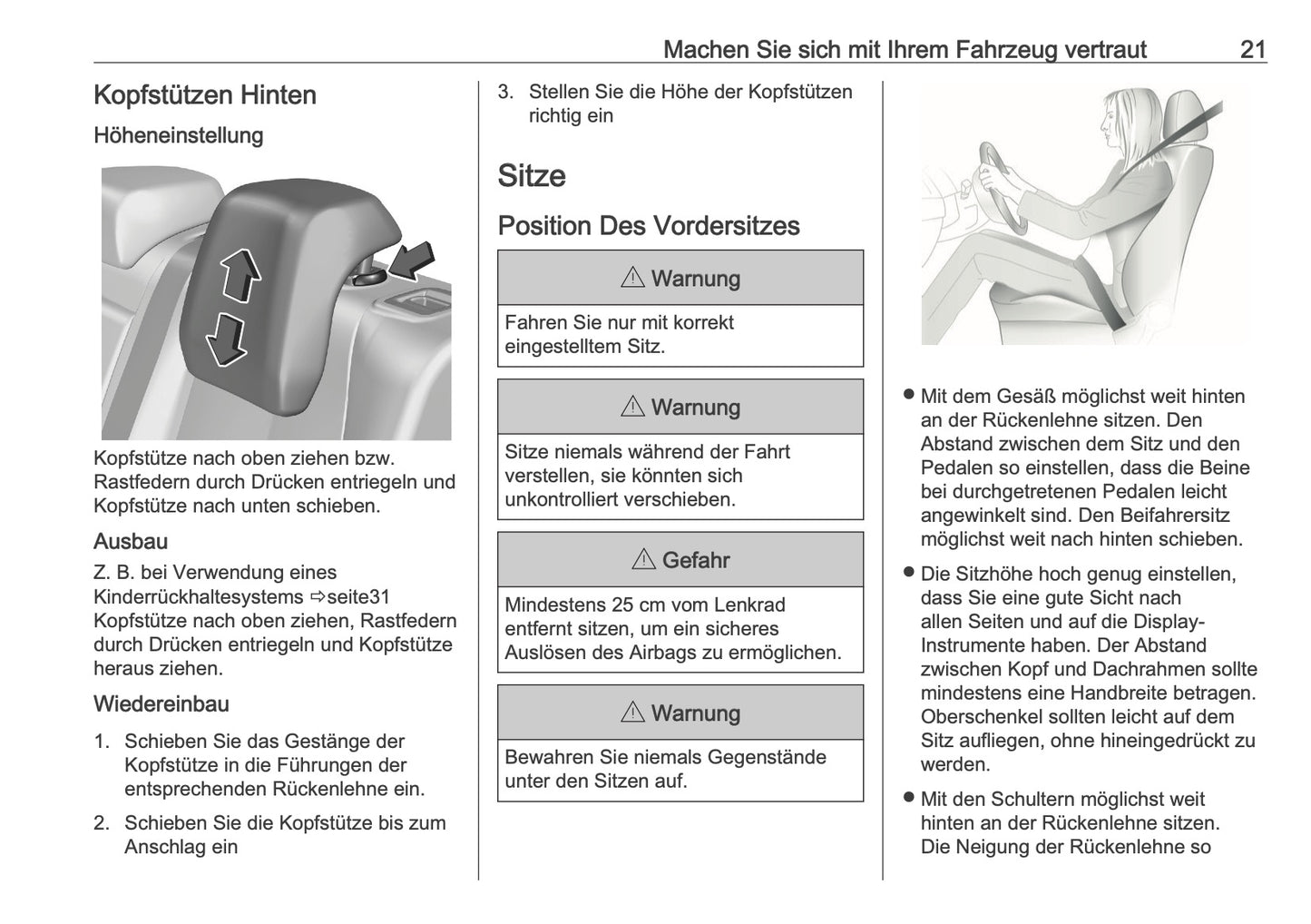 2025 Opel Astra Owner's Manual | German