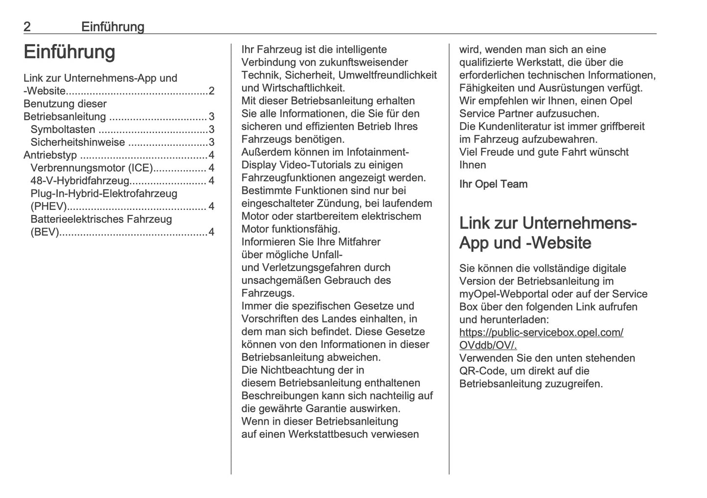 2026 Opel Astra Owner's Manual | German
