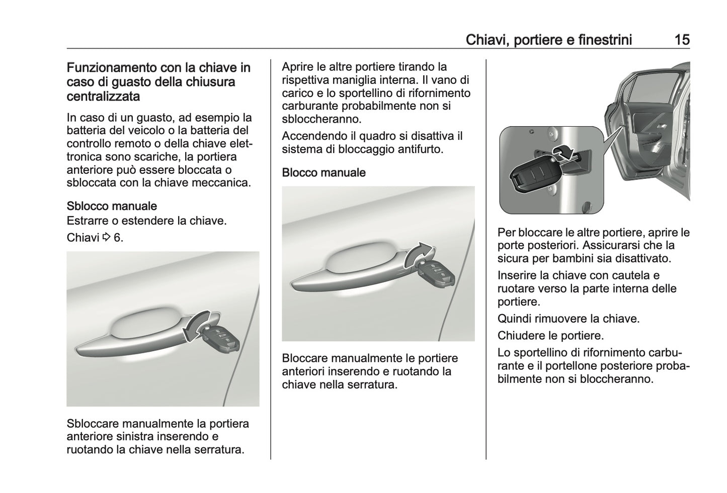 2023-2024 Opel Astra Owner's Manual | Italian