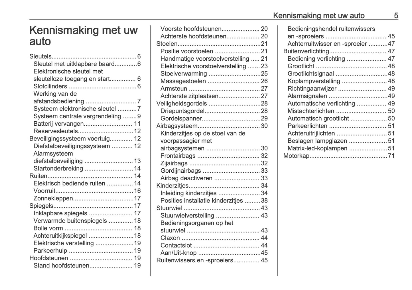 2026 Opel Astra Owner's Manual | Dutch
