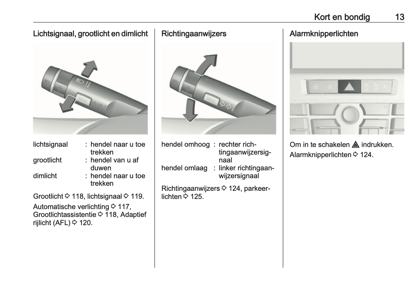 2016 Opel Cascada Owner's Manual | Dutch