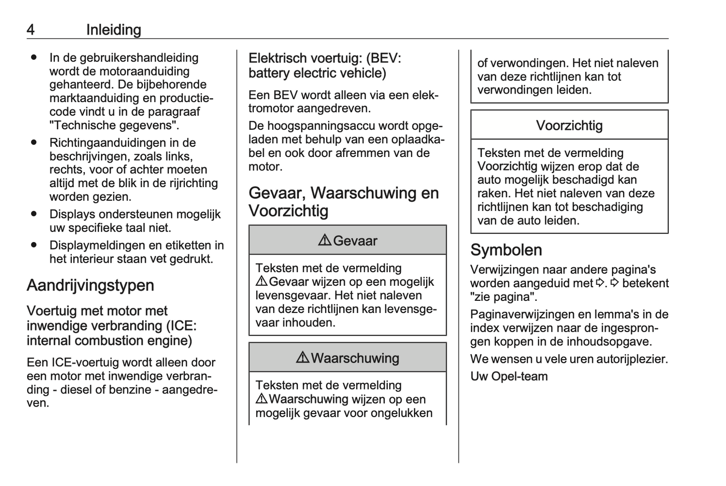 2024 Opel Combo Owner's Manual | Dutch