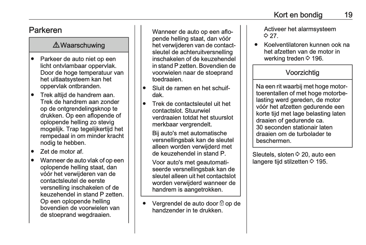 2016-2017 Opel Corsa Owner's Manual | Dutch