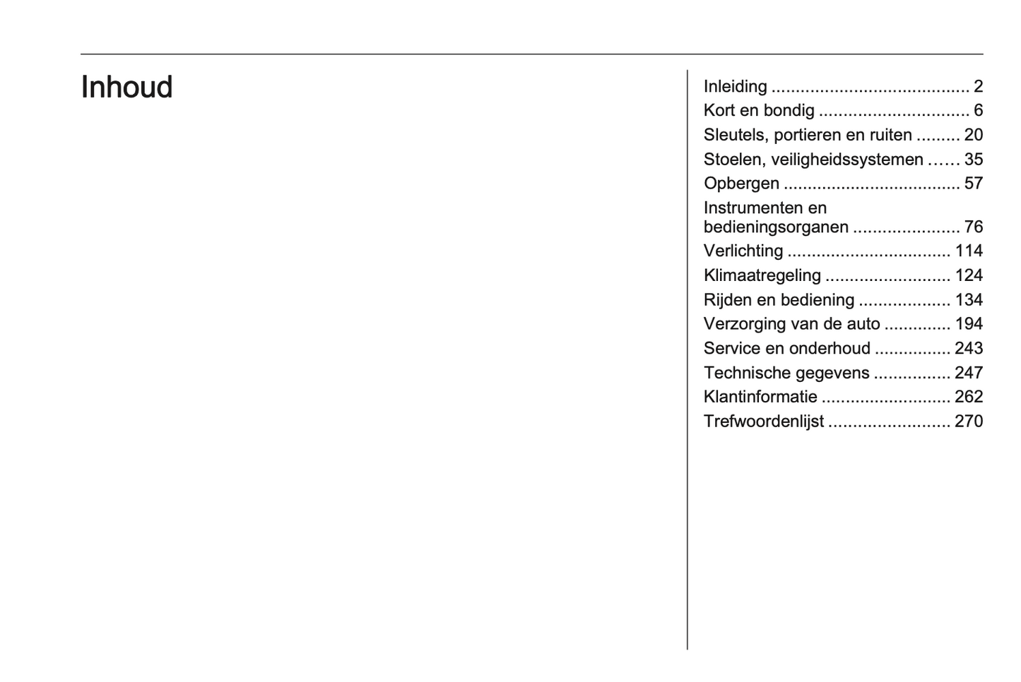 2017 Opel Corsa Owner's Manual | Dutch