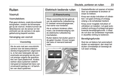 2023 Opel Corsa/Corsa-e Owner's Manual | Dutch