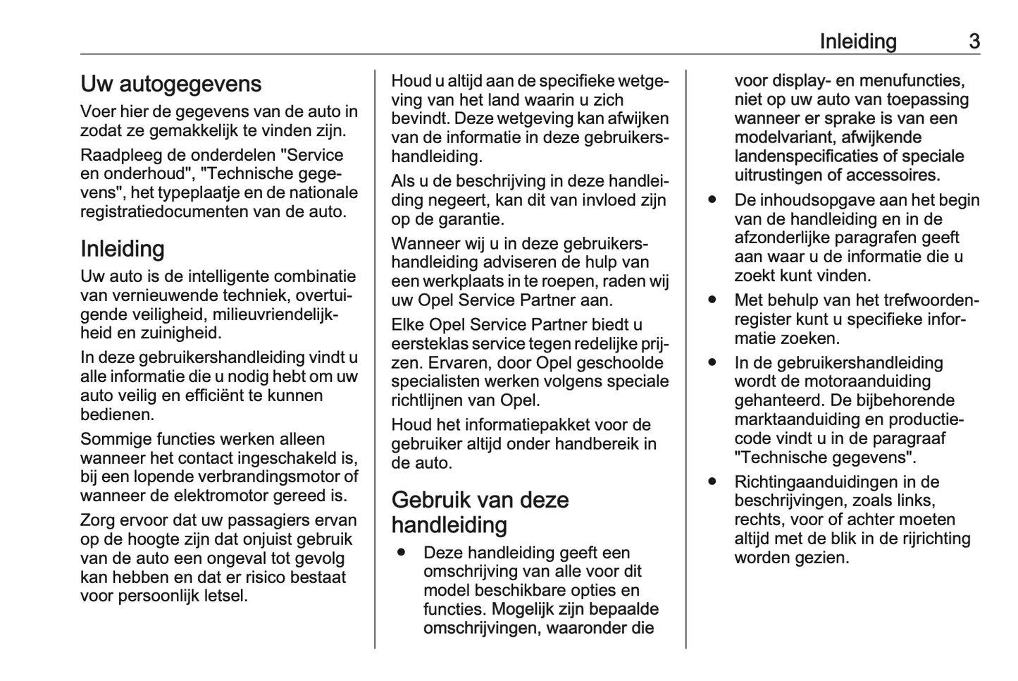 2023 Opel Corsa/Corsa-e Owner's Manual | Dutch