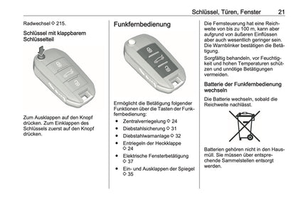 2019-2020 Opel Crossland X Owner's Manual | German