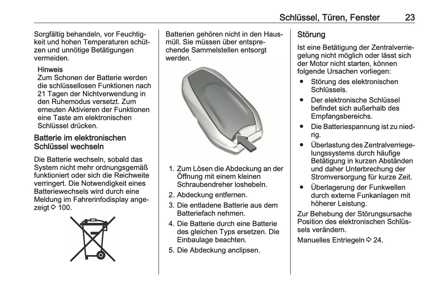 2019-2020 Opel Crossland X Owner's Manual | German