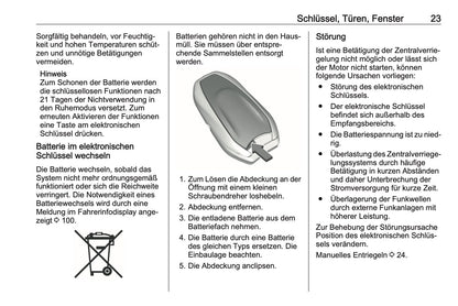 2019-2020 Opel Crossland X Owner's Manual | German