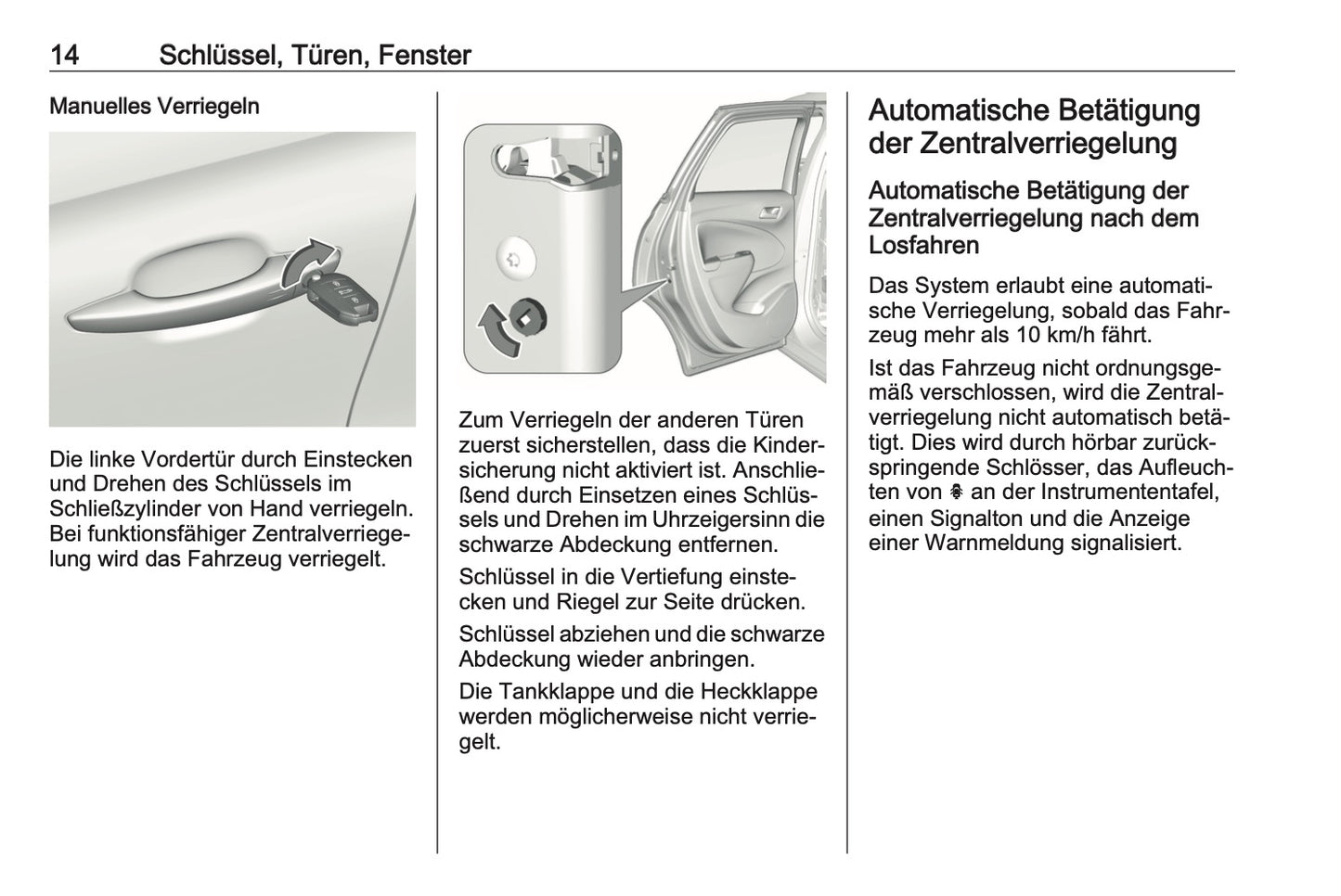 2023-2024 Opel Crossland Owner's Manual | German