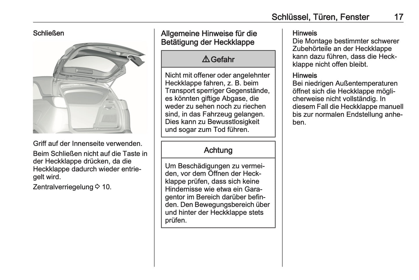 2023-2024 Opel Crossland Owner's Manual | German
