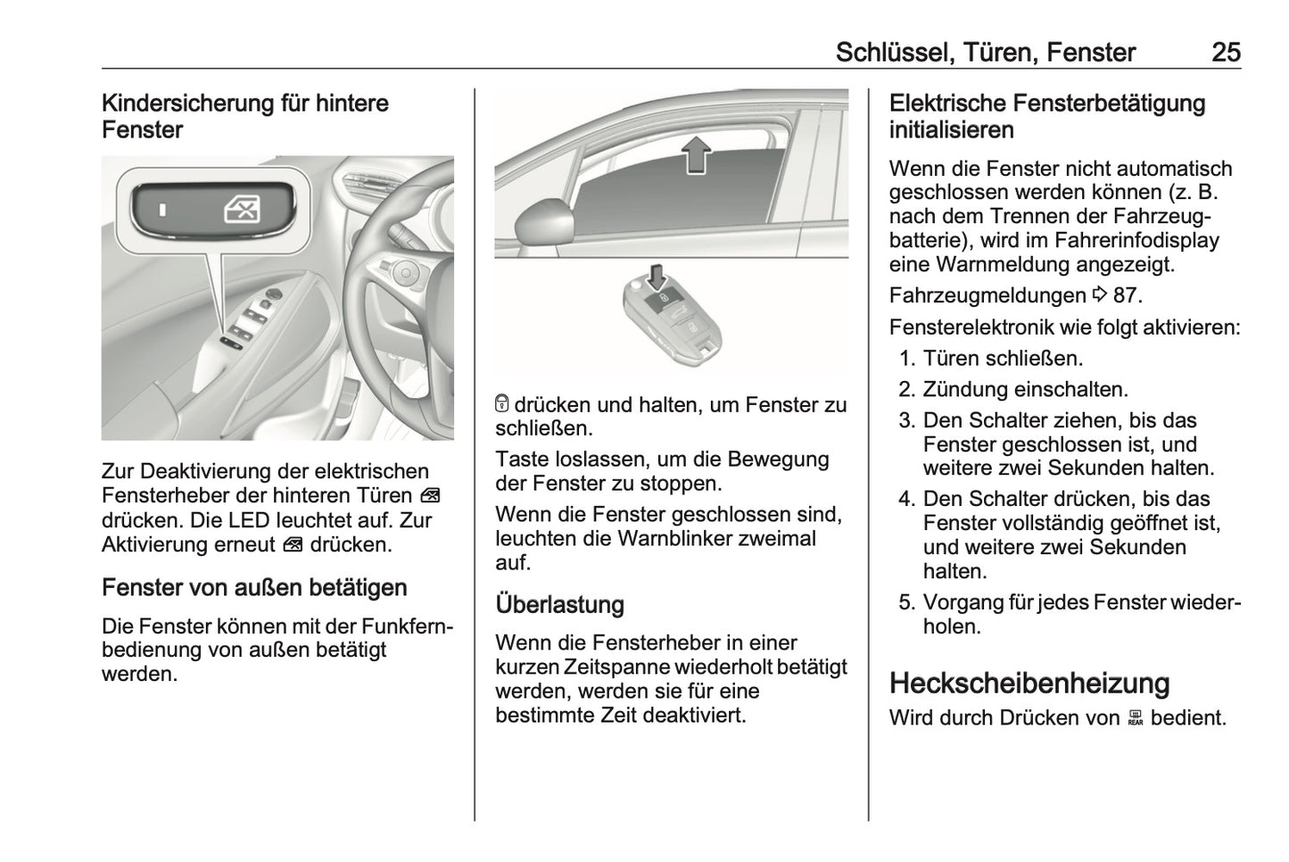 2023-2024 Opel Crossland Owner's Manual | German