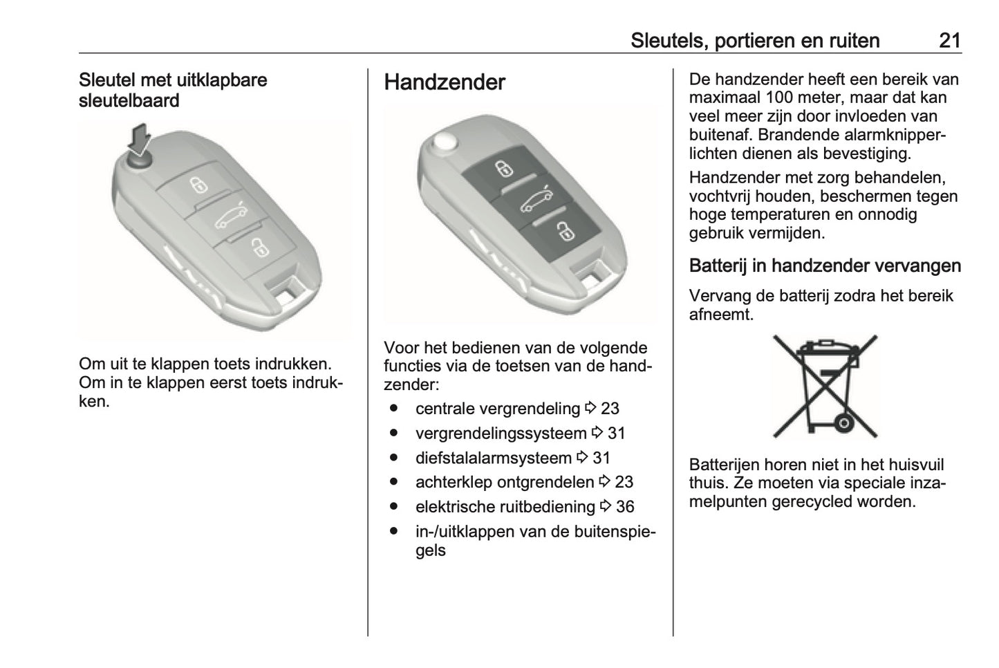 2018 Opel Crossland X Owner's Manual | Dutch