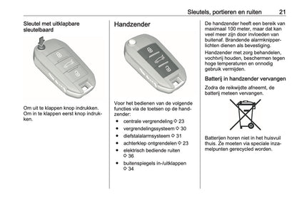 2019-2020 Opel Crossland X Owner's Manual | Dutch