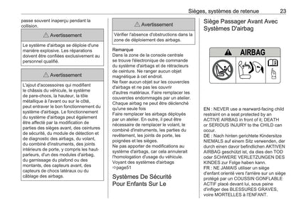 2025 Opel Frontera Manuel du propriétaire | Français
