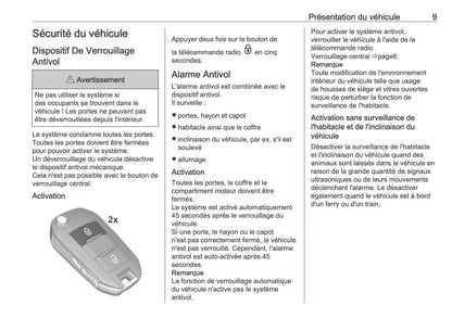 2025 Opel Frontera Manuel du propriétaire | Français