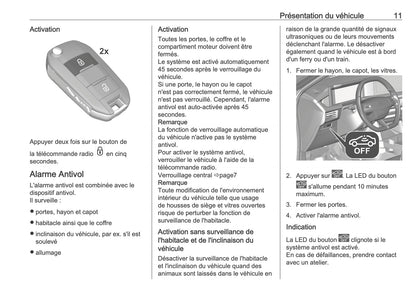 2025-2026 Opel Frontera Owner's Manual | French